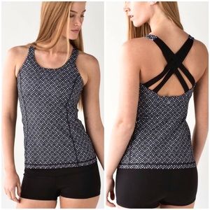 Lululemon Enhearten Strappy Back Tank Top, Size 6